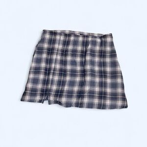 American Eagle Outfitters Blue Plaid Skirt